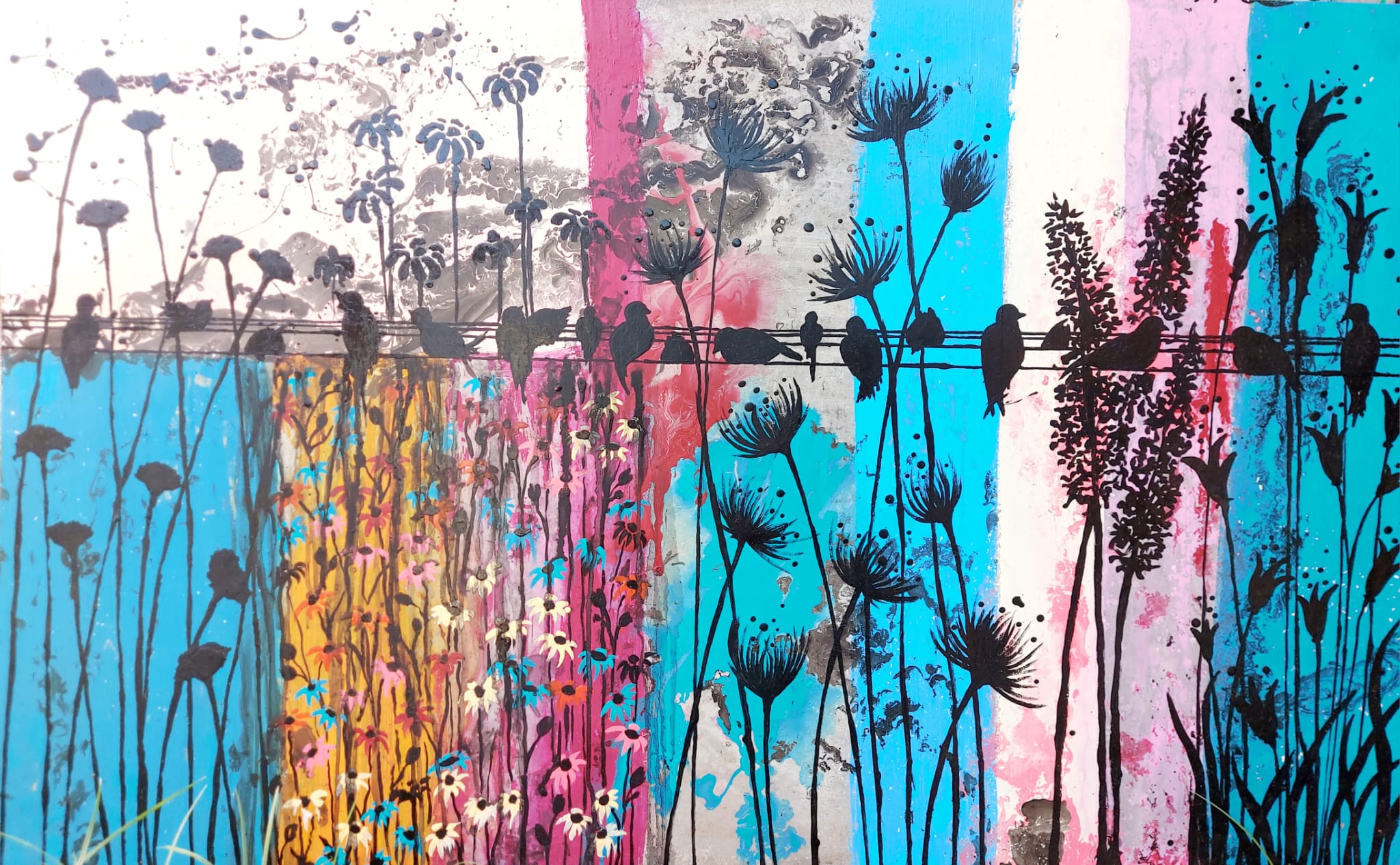 Art piece: birds