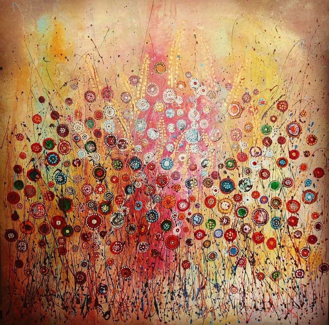 Art piece: flowers