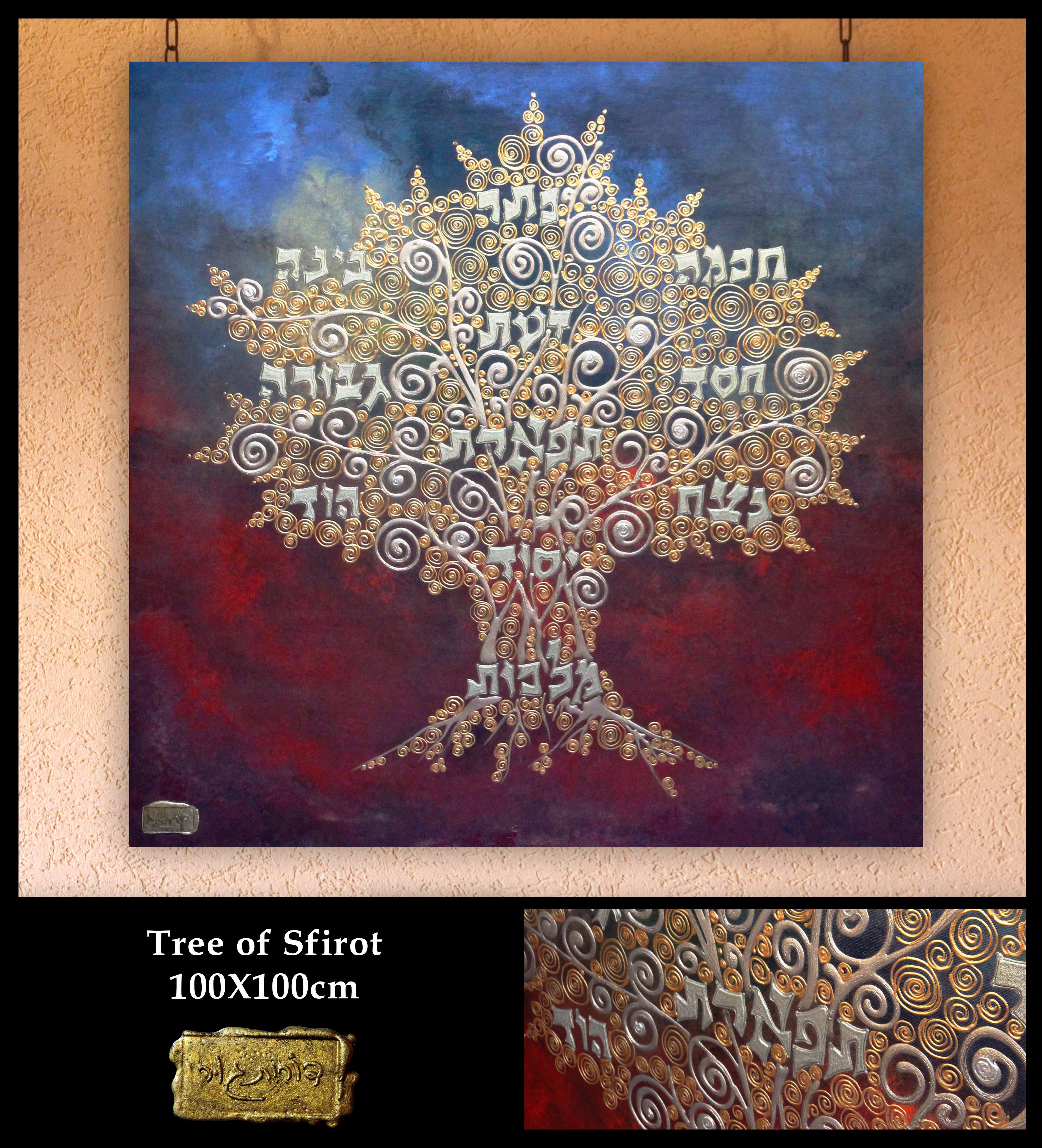 Art piece: tree-of-sfirot