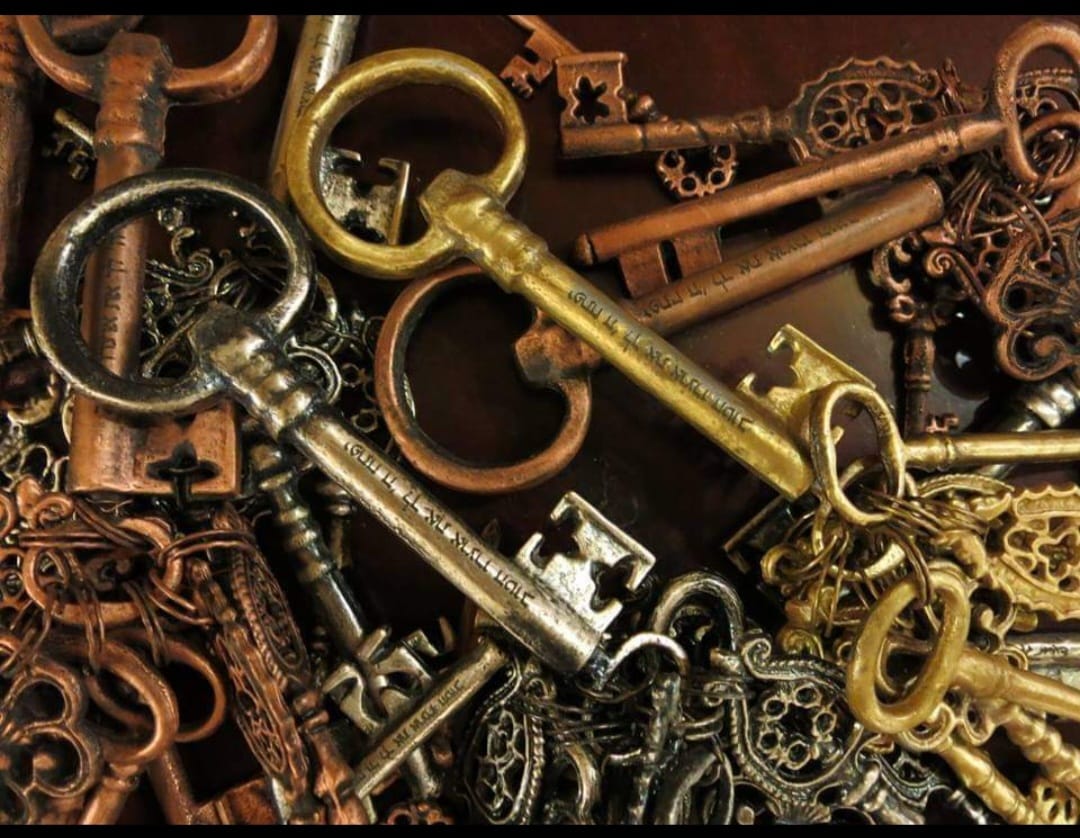 Art piece keys-of-fortune