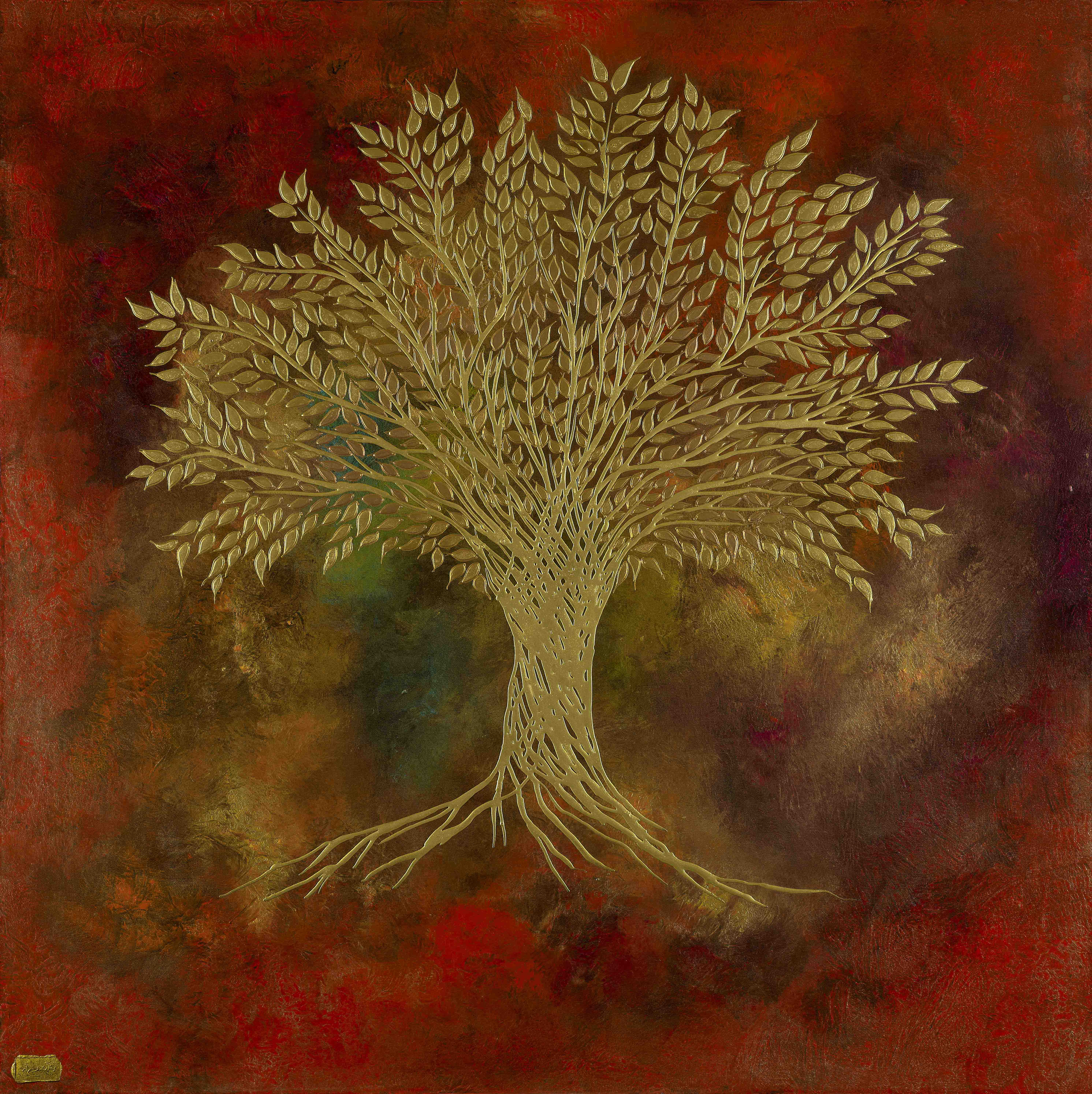 Art piece tree-of-life